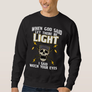 Cute Welding For Men Women Migtig & Arc Welder Lov Sweatshirt