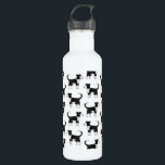 Cute Welsh Border Collie Sheep Dog Pattern 710 Ml Water Bottle<br><div class="desc">An adorable black and white Welsh Border Collie sheepdog.  These gorgeous and intelligent working dogs are great for animal lovers.</div>