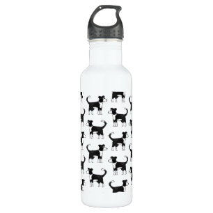 Cute Welsh Border Collie Sheep Dog Pattern 710 Ml Water Bottle