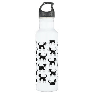 Cute Welsh Border Collie Sheep Dog Pattern 710 Ml Water Bottle