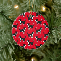 Cute Welsh Border Collie Sheep Dog Pattern