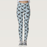Cute Welsh Border Collie Sheep Dog Pattern Leggings<br><div class="desc">An adorable black and white Welsh Border Collie sheepdog.  These gorgeous and intelligent working dogs are great for animal lovers. Perfect for veterinarians.</div>