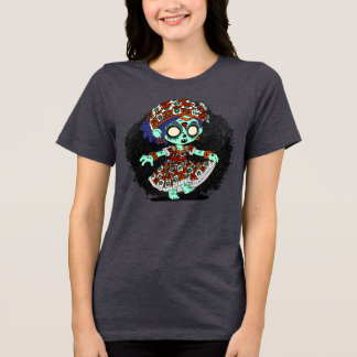 Cute West African Zombie Tri-Blend Shirt