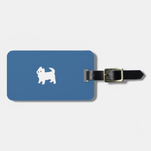 Cute West Highland Terrier White Puppy Luggage Tag