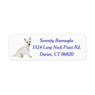 Cute West Highland White Terrier Puppy Dog Mom