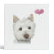 Cute Westie Dog and Heart Avery Binder