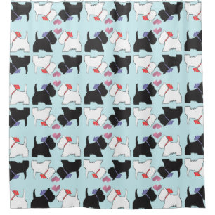 Cute Westie Dog Art Shower Curtain