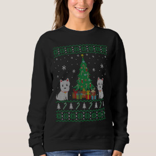 Cute Westie Dog Ugly Christmas Sweater For Dog
