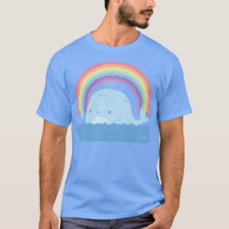 Cute Whale and Rainbow T-Shirt