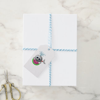 Cute Whale and Watermelon Gift Tags