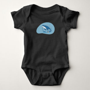 Cute Whale! Baby Bodysuit