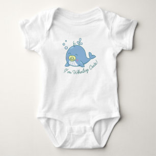 Cute Whale Baby Shower Kawaii Whaley Cute Bodysuit