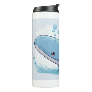 Cute Whale Thermal Tumbler