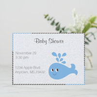 Cute Whale with Spout