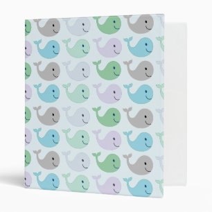 Cute Whales Binder