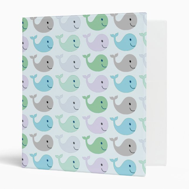 Cute Whales Binder (Front/Inside)