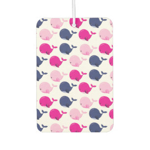 Cute Whales, Pattern Of Whales, Sea Animals Air Freshener