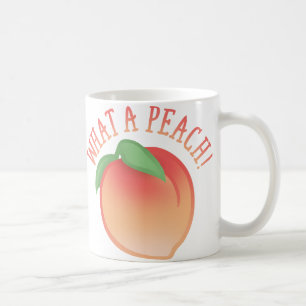 Cute What A Peach Coffee Mug