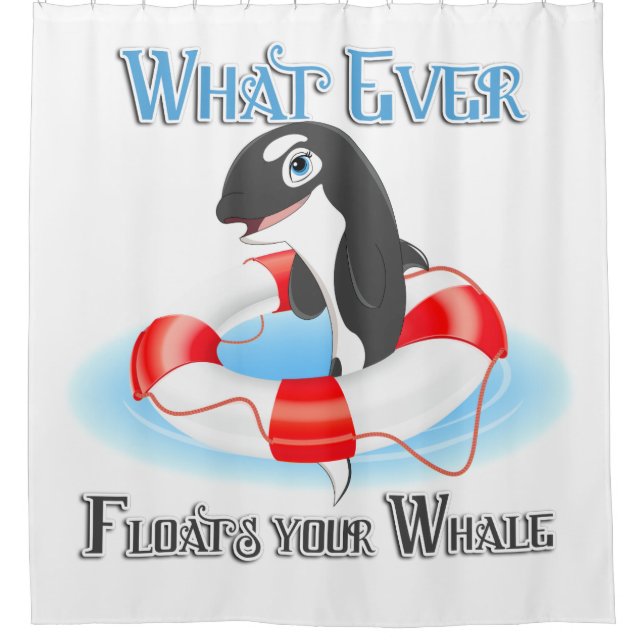 Cute What Ever Floats your Orca Whale (Front)