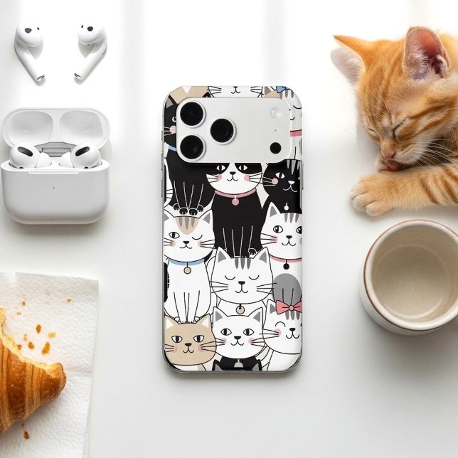Cute Whimsical Cat Pattern (Creator Uploaded)