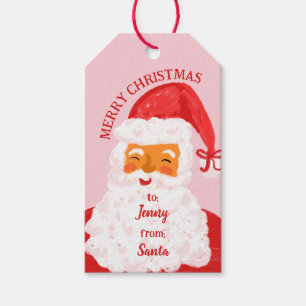 Cute Whimsical Christmas Gift Tag from Santa