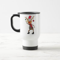 Cute Whimsical Dancing Christmas Deer