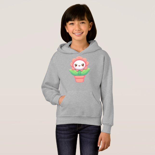 Cute, whimsical flower in pot (Front Full)