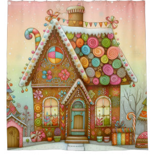 Cute, whimsical gingerbread house