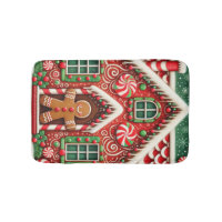 Cute, whimsical gingerbread man & house