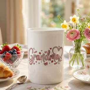 Cute, whimsical Grandma Bone China Specialty Mug