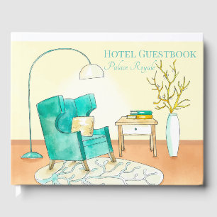 Cute whimsical hotel Bed and Breakfast Guest Book