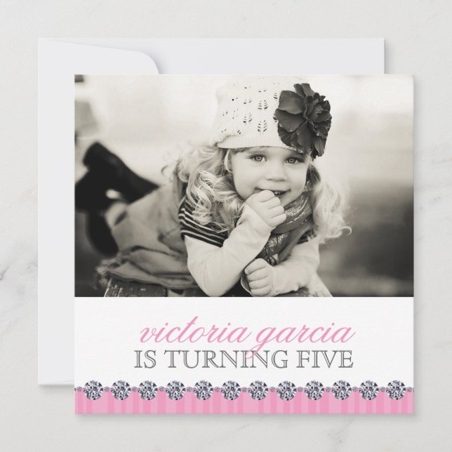 Cute Whimsical Kids Party Invitation (Front)