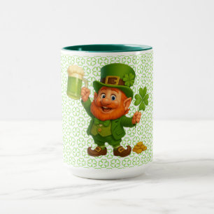 Cute/whimsical leprechaun Saint Patrick's Day  Mug