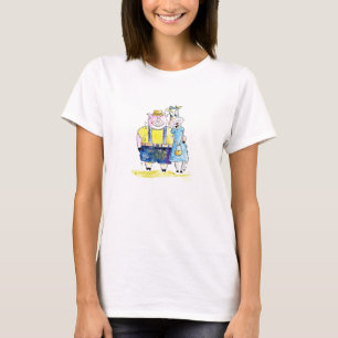 Cute Whimsical Pig and Cow T-Shirt