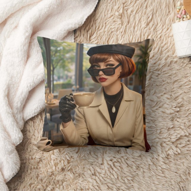 Cute Whimsical Pillow | Artistic Decorative Cushio (Blanket)