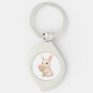  Cute & Whimsical Rabbit Charm Keychain