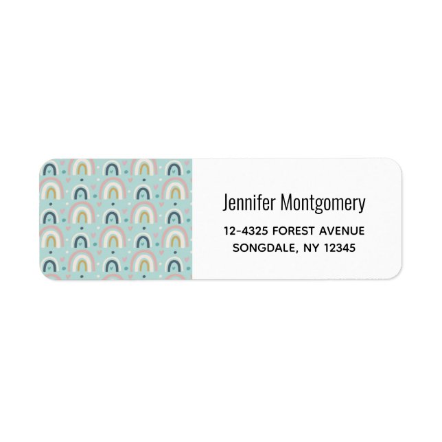 Cute Whimsical Rainbow Pattern (Front)