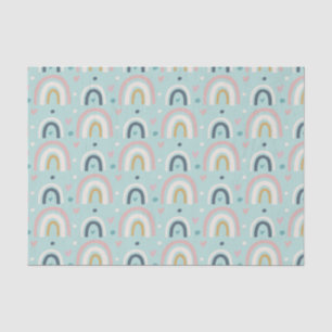 Cute Whimsical Rainbow Pattern Tissue Paper