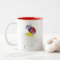 Cute Whimsical Red Ladybug on a White Flower