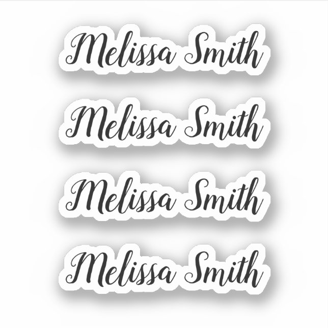 Cute whimsical script personalized name (Front)
