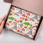 Cute Whimsical Snowman Christmas Holidays Modern Tissue Paper<br><div class="desc">This design features a fun pattern of cute whimsical snowman,  gifts,  Christmas trees,  ice skates,  holly and mittens. Perfect for wrapping Christmas gifts #Christmas #Xmas #cute #holidays #gifts #festive #holiday #tissuepaper #gifts #gift #giftwrapping #giftwrappingsupplies #christmasparty #party #holidayparty #snowman</div>