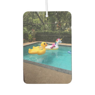 Cute Whimsical Swimming Pool Toys Air Freshener