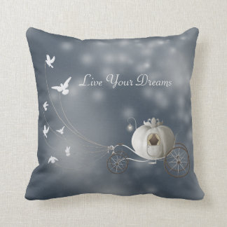 Cute, Whimsy Cinderella Story Throw Pillow