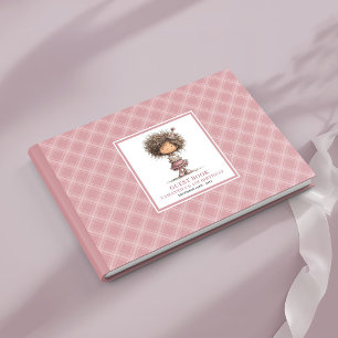 Cute whimsy toddler girl 10th birthday guest book