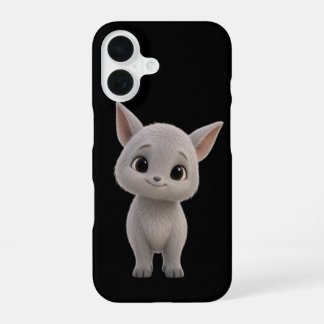 Cute White Cat Kitten Art Phone Case