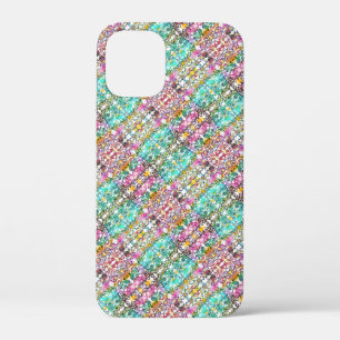 Cute white colourful flowers  Case-Mate iPhone cas 12 Mini Case