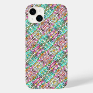 Cute white colourful flowers Case-Mate iPhone cas 14 Plus Case