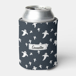 Cute white ghosts can cooler