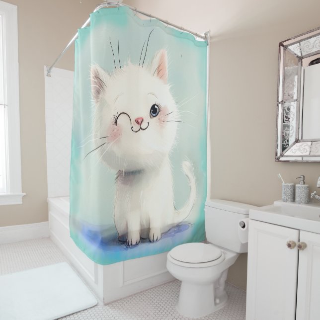 Cute White Kitten (In Situ)