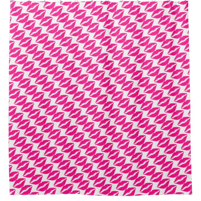 Cute white pink kisses pattern neck tie Case-Mate  (Front)
